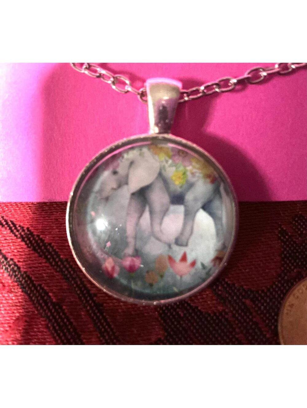 Image Of An Elephant Necklace